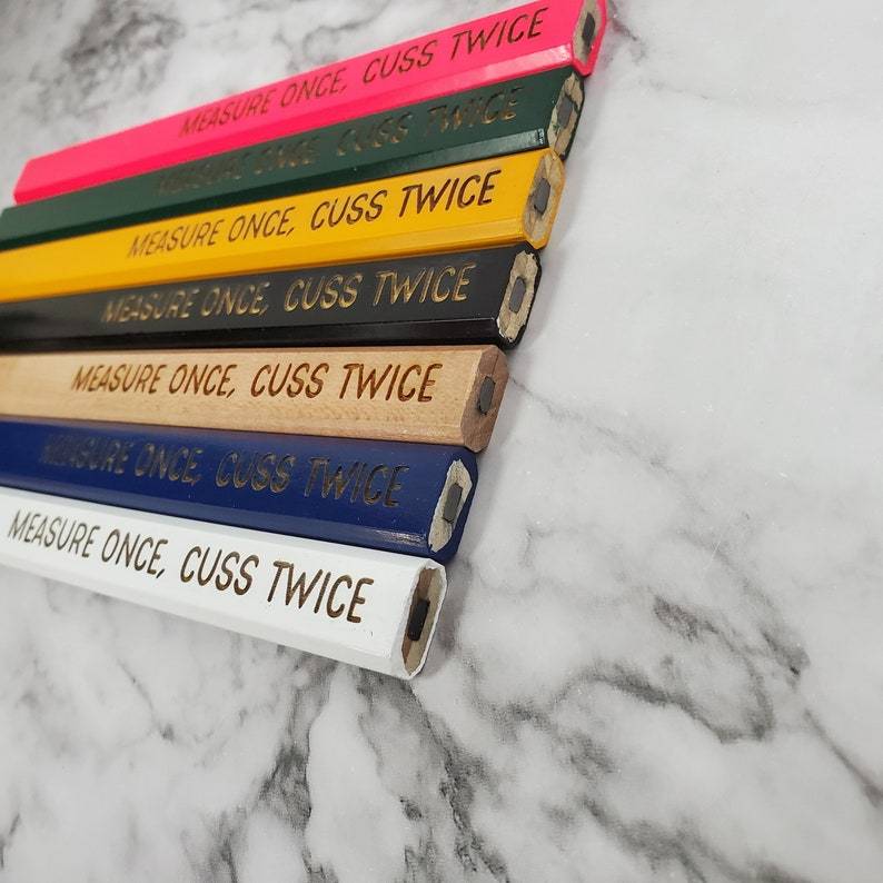 👍Practical Gifts-✏Unique Funny Carpenters Construction Pencils