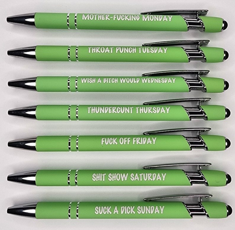 🌈Weekly Mood Ballpoint Pen Set (7 pcs)