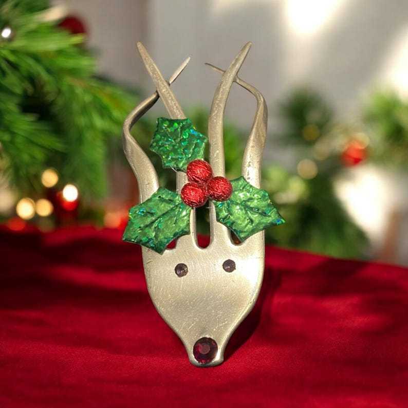 🌲2024 Christmas Gift 50% Off--Fork Reindeer Ornaments