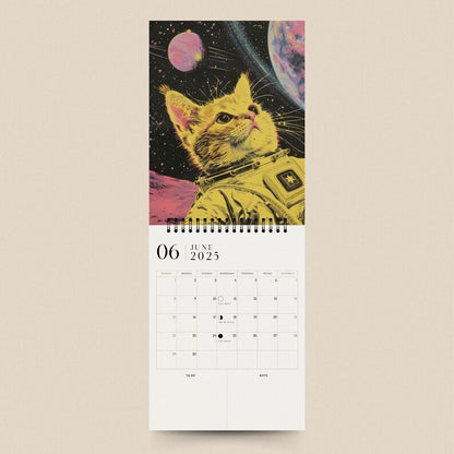 [Hot Sales]Space Cats 2025 Calendar