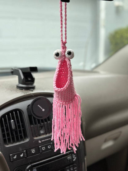🤣Crochet Yep Yep Alien Car Hanger🤣