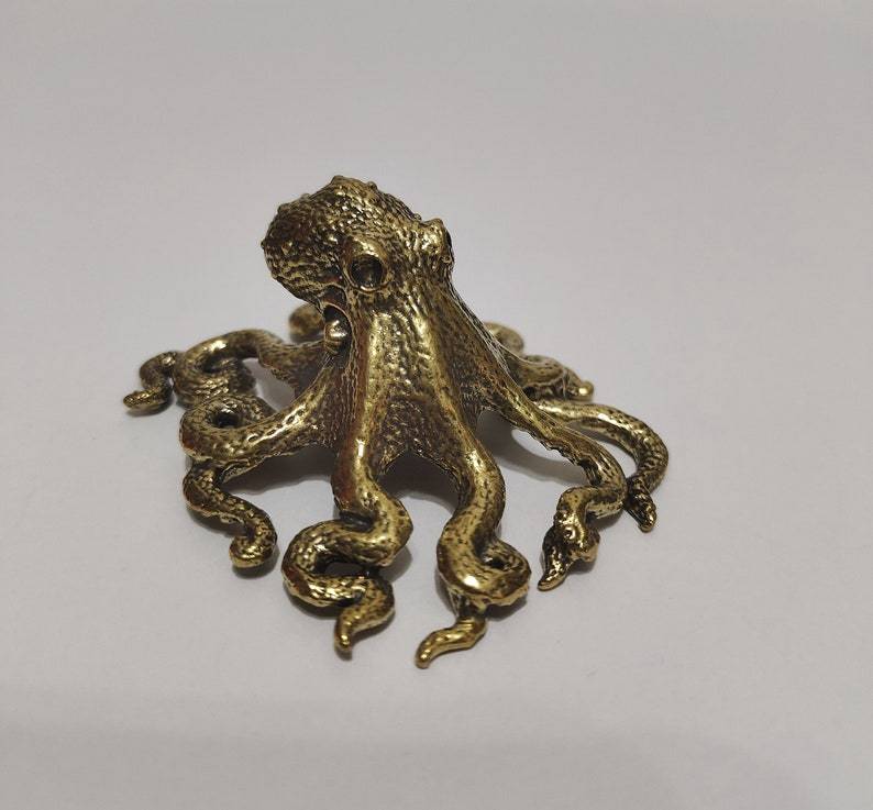 🎄2024 Christmas Gift 50% Off--Handmade Brass Octopus