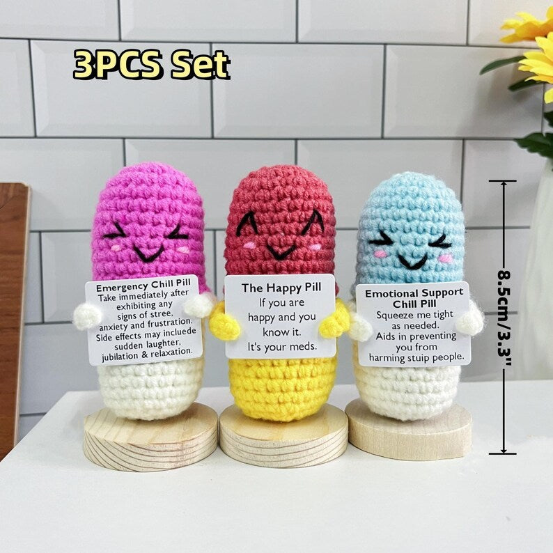 🔥Black Friday 50%OFF-💊Crochet Emotional Support Chill Pil
