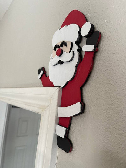🎅2024 Christmas Gift 50% Off--Metal Christmas Door Topper