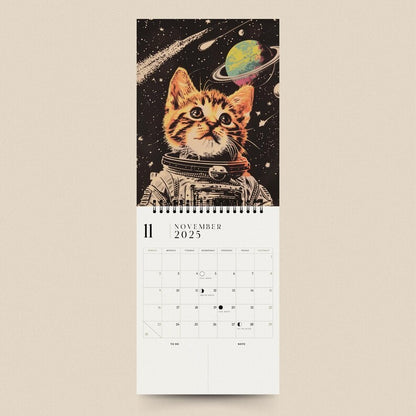[Hot Sales]Space Cats 2025 Calendar
