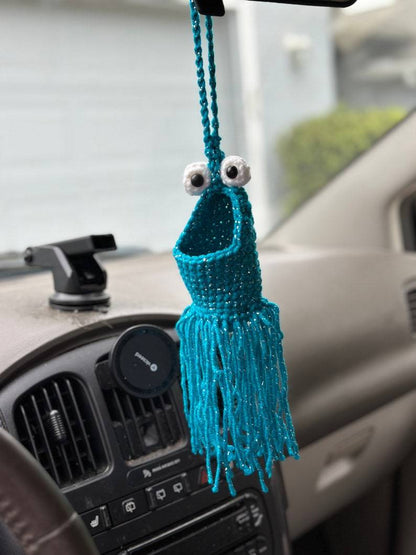 🤣Crochet Yep Yep Alien Car Hanger🤣