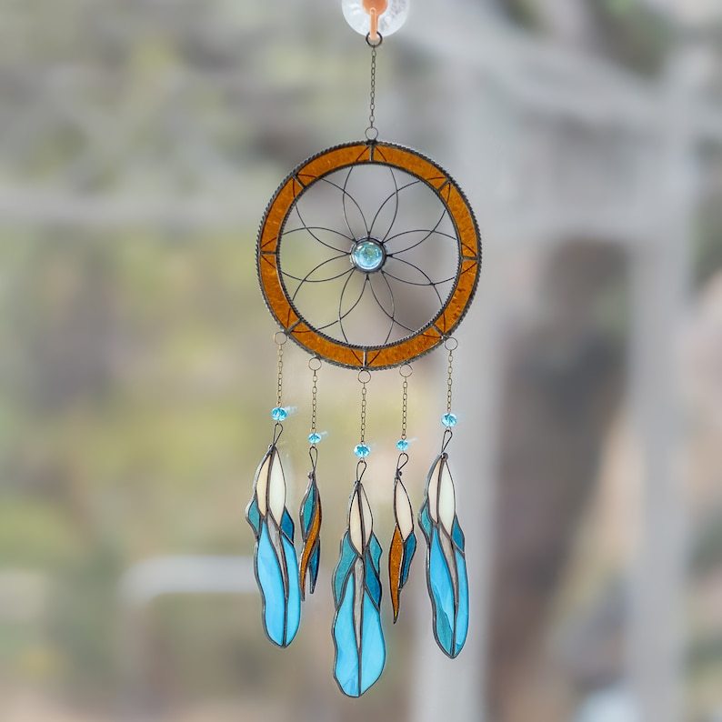 🔥🔥2025 Mother's Day Gift 50% Off--Cute Feather Dreamcatcher Suncatcher Ornament