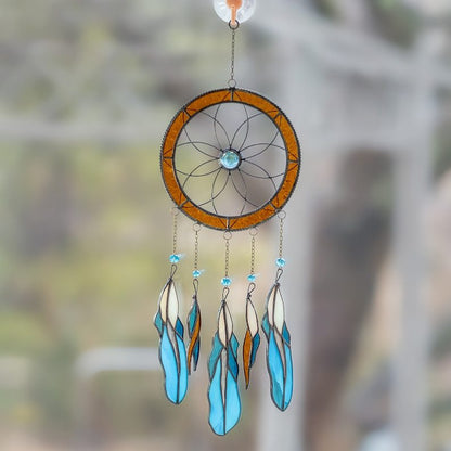🔥🔥2025 Mother's Day Gift 50% Off--Cute Feather Dreamcatcher Suncatcher Ornament