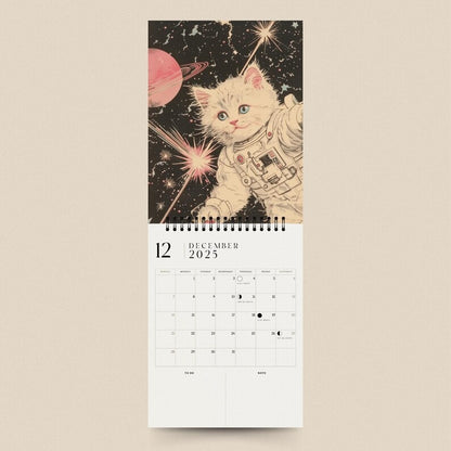 [Hot Sales]Space Cats 2025 Calendar