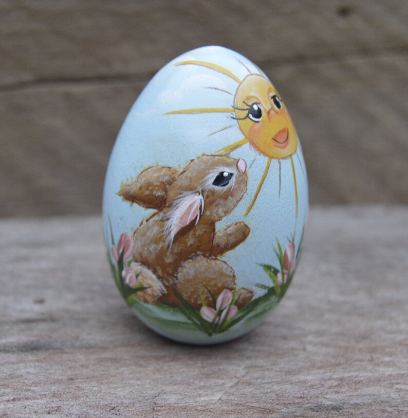 Wooden Easter Egg