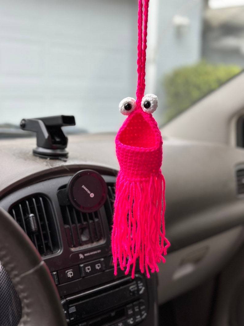 🤣Crochet Yep Yep Alien Car Hanger🤣