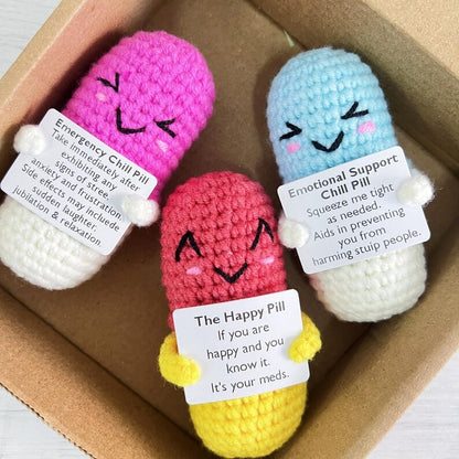 🔥Black Friday 50%OFF-💊Crochet Emotional Support Chill Pil