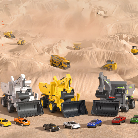 MegaLift Expandable Construction Truck with Action-Packed Launch Ramp