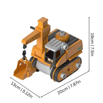 MegaDigger 4-in-1 Build & Play Excavator Set