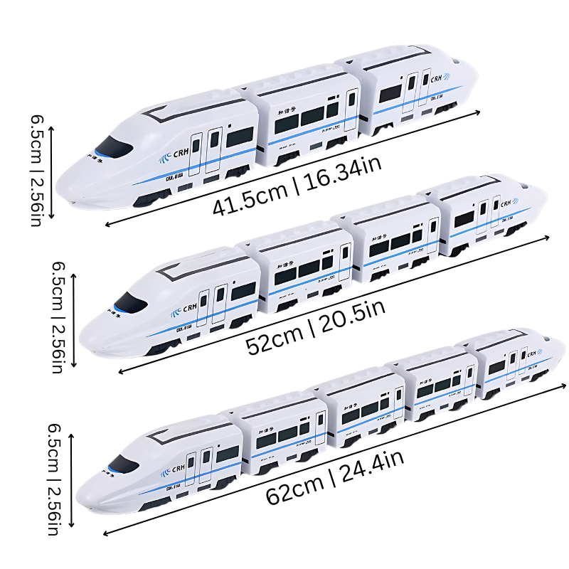 TurboTrain Interactive Train with Auto-Turn Technology