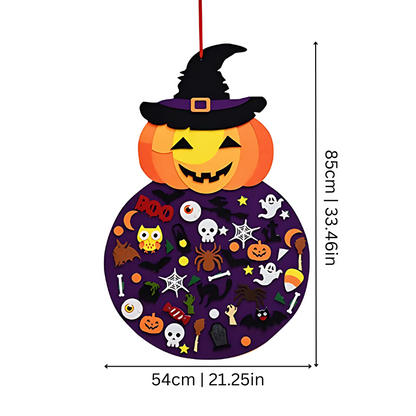 SpookyCrafts DIY Halloween Felt Set for Kids