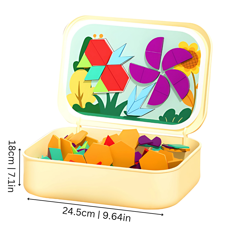 TangraWorld Magnetic Puzzle Box of Possibilities