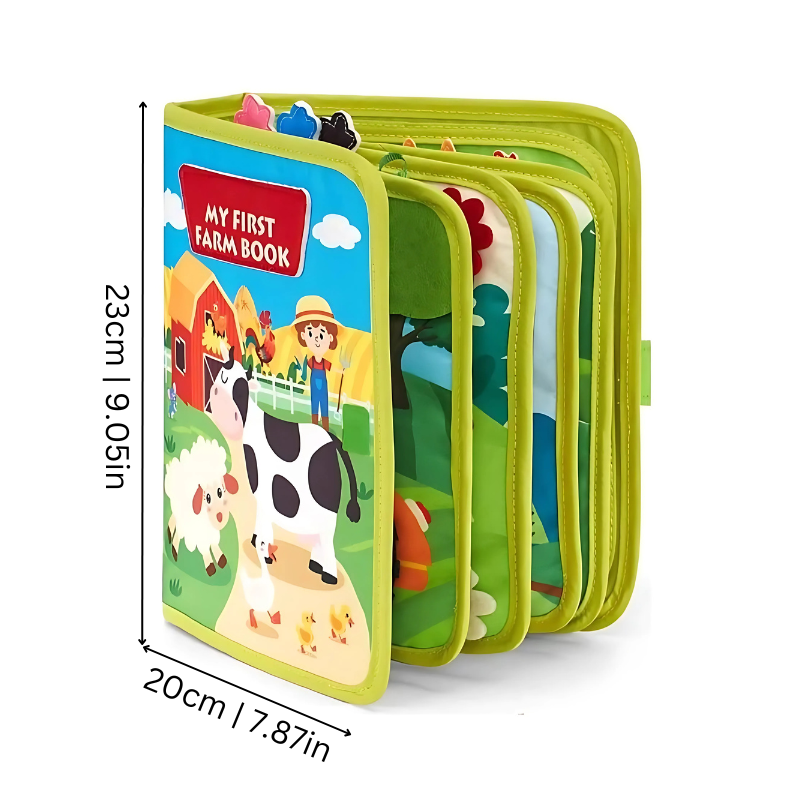 Tinkello Interactive Montessori Busy Board for Early Learning Fun