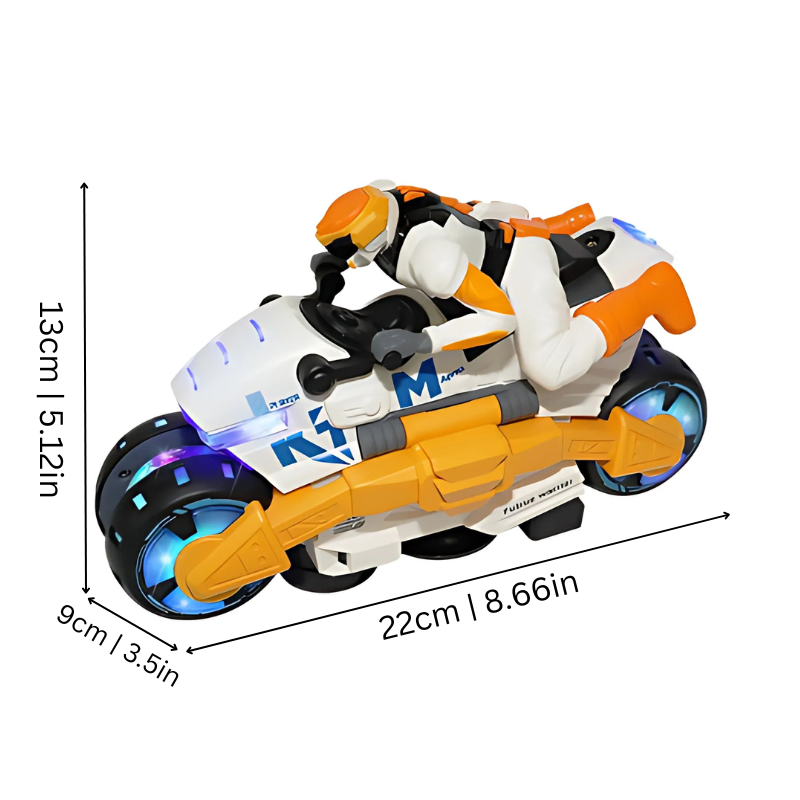 SpinRider Light-Up Musical Stunt Bike for Endless Fun