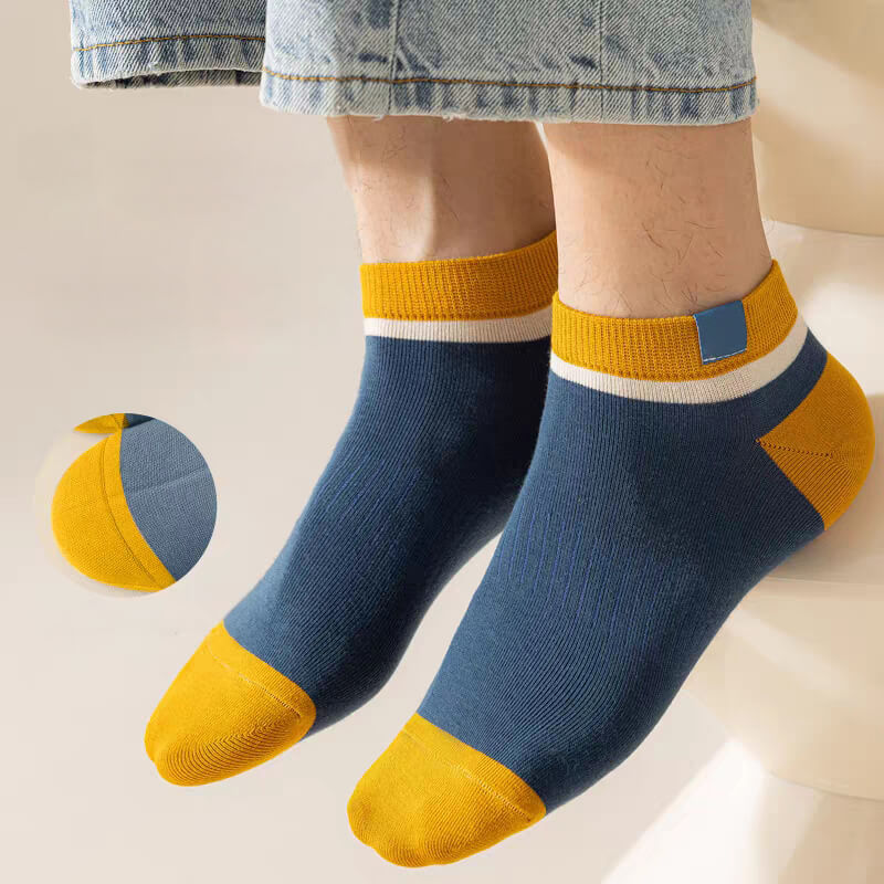 Men's spring summer sports thin socks