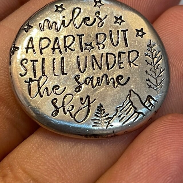 🎄CHRISTMAS PREFERRED🎁 - HEARTFELT PEWTER POCKET TOKENS