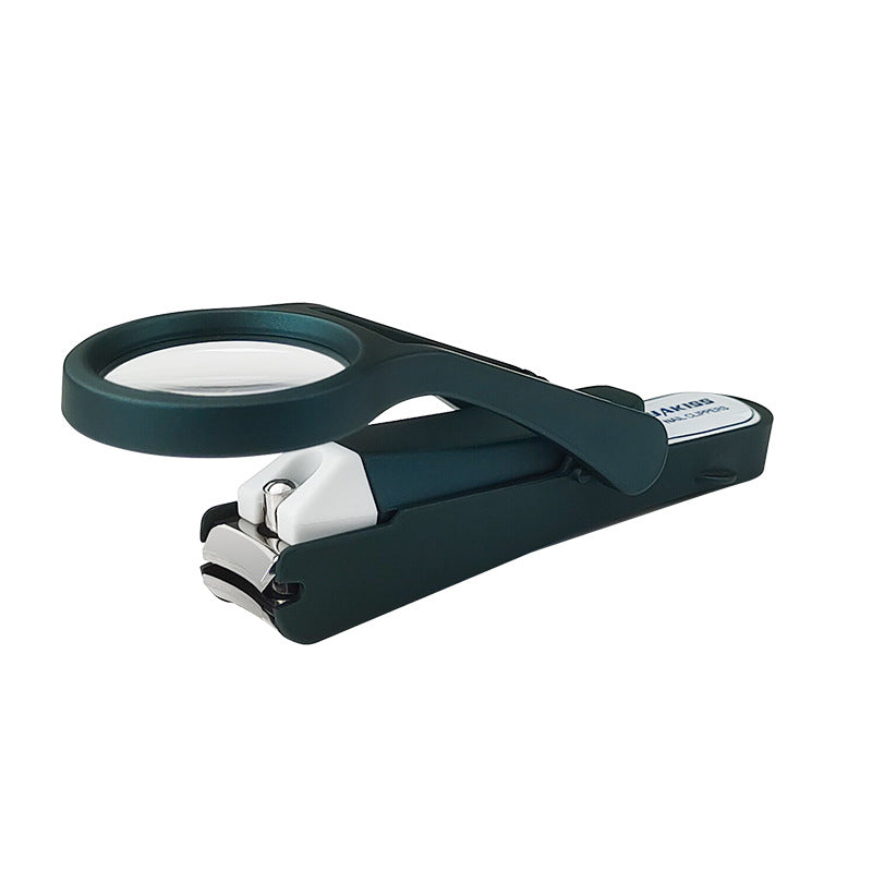 2X Magnifying Nail Clipper with Precision Blades