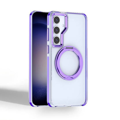 Metal Magnetic Bracket Anti-fall Protective Phone Case For Galaxy