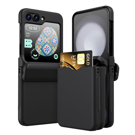 Magnetic All-included Protective Phone Case For Galaxy Flip 6/5/4/3 With Card Holder