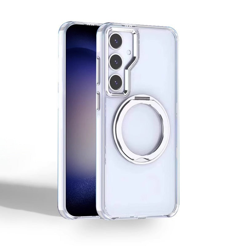 Metal Magnetic Bracket Anti-fall Protective Phone Case For Galaxy