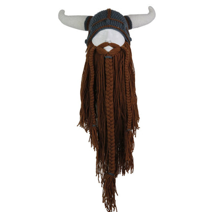 🎄Christmas Promotion 30% Off - Viking Warrior Handmade Woolen Hat
