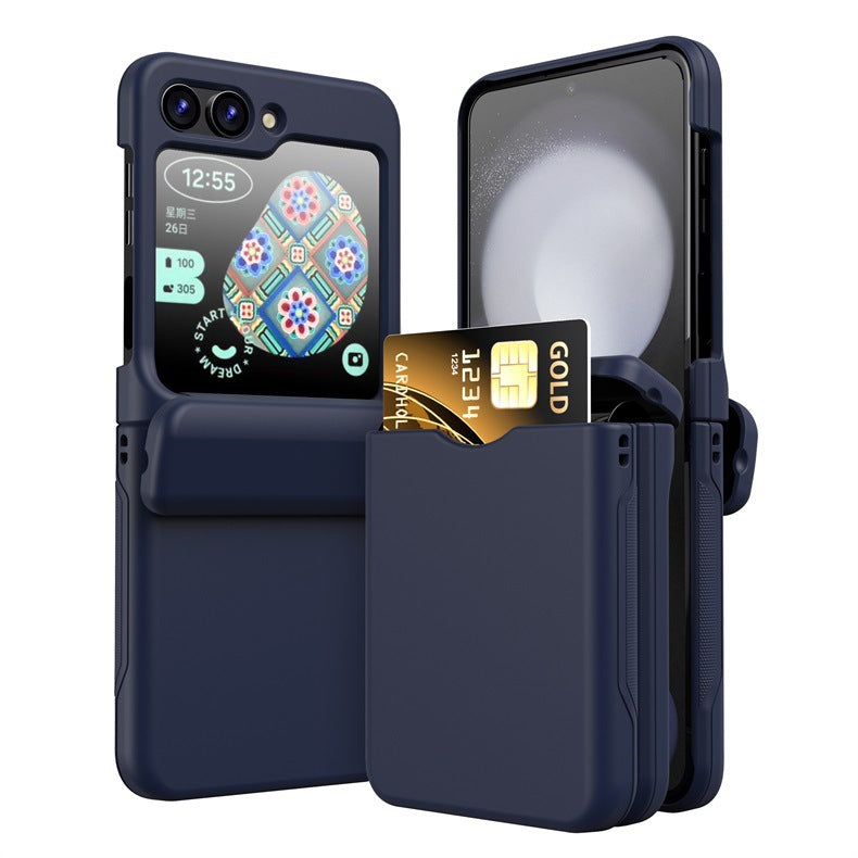 Magnetic All-included Protective Phone Case For Galaxy Flip 6/5/4/3 With Card Holder
