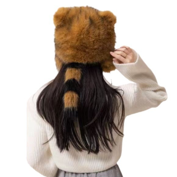 🔥HOT SALE 49% OFF - Handmade Imitation Raccoon Fur Hat