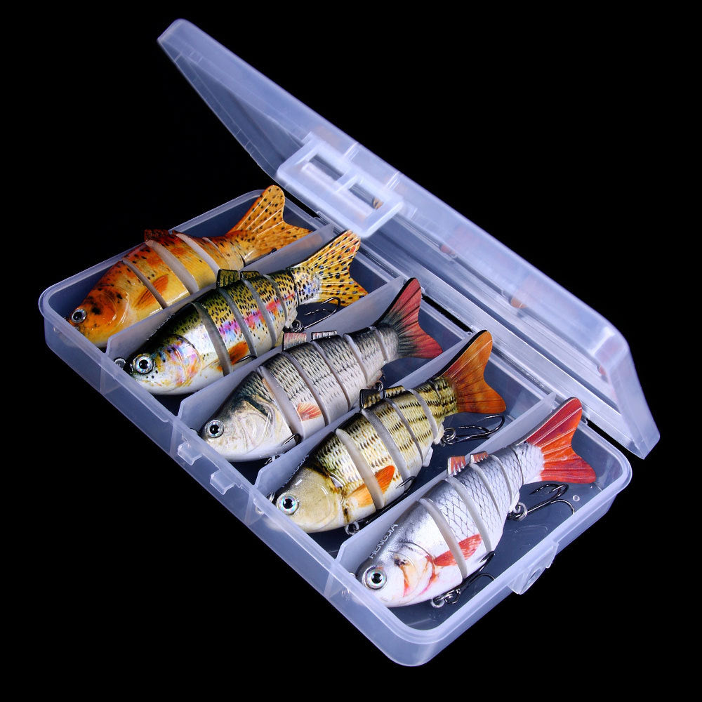 6-Segment Lifelike Fishing Lures
