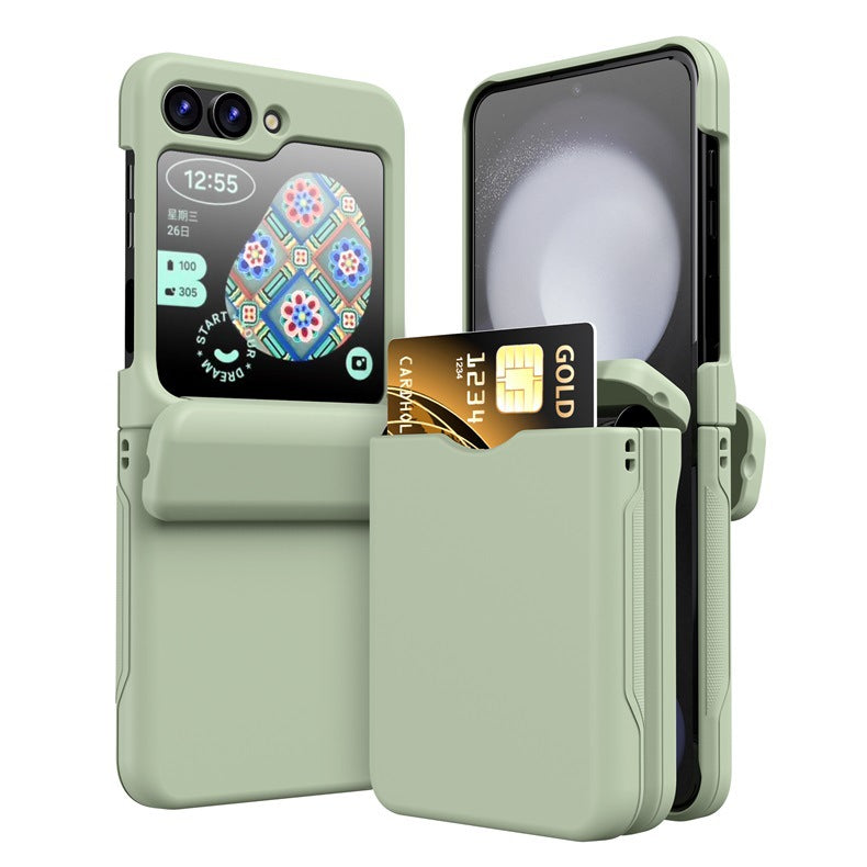 Magnetic All-included Protective Phone Case For Galaxy Flip 6/5/4/3 With Card Holder