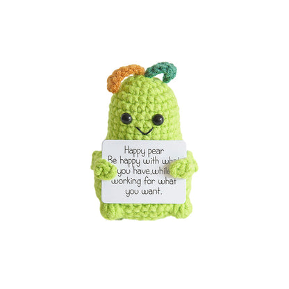🥒Handmade Emotional Support Crochet Pickled Cucumber Gift