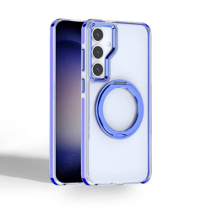 Metal Magnetic Bracket Anti-fall Protective Phone Case For Galaxy