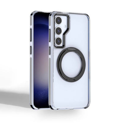 Metal Magnetic Bracket Anti-fall Protective Phone Case For Galaxy