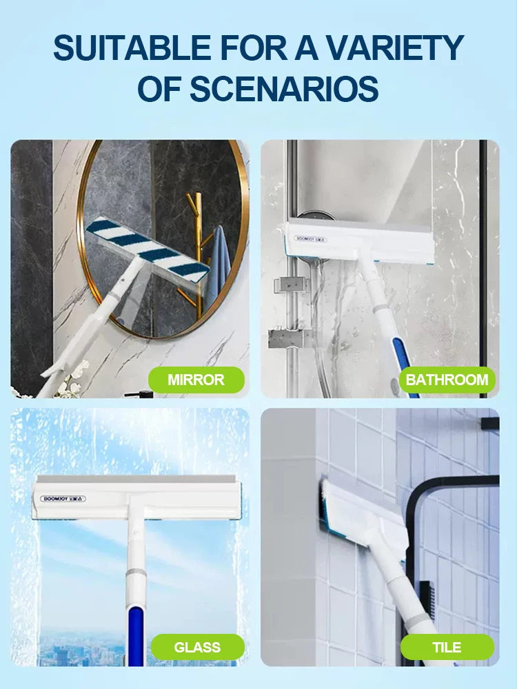 WINDOW SQUEEGEE WITH SPRAY