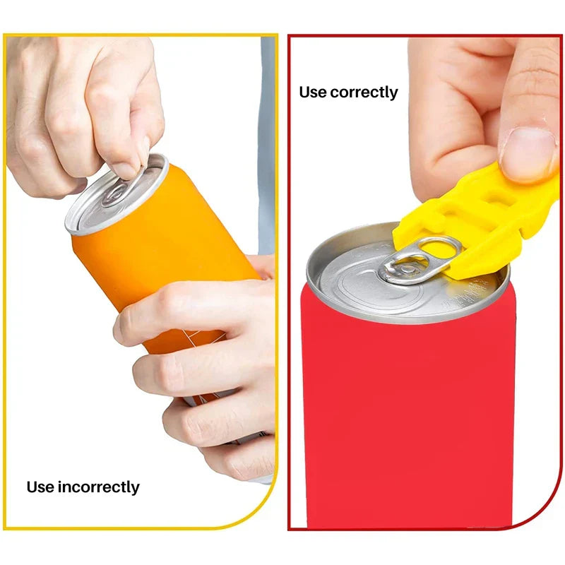 Easy Can Opener,Soda Beer Can Opener & Beverage Can Cover Protector