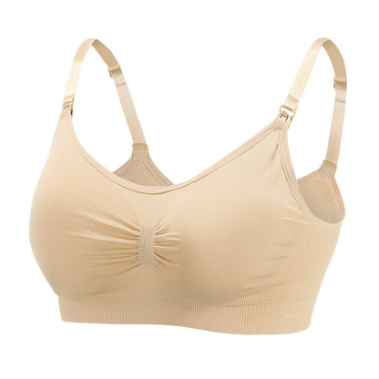 Seamless Front-Opening Padded Bra