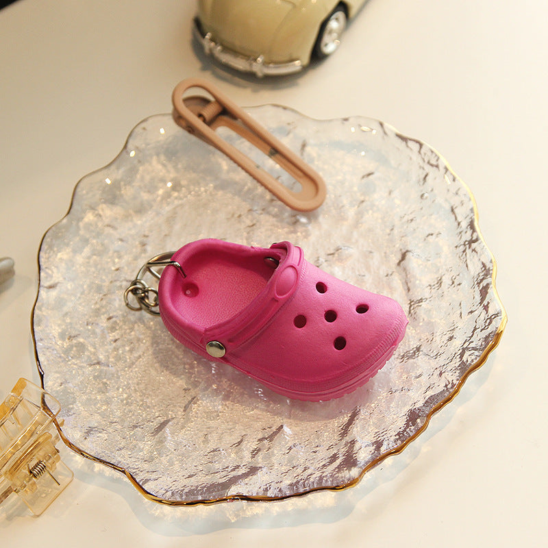 Mini Crocs Shoe Keychain