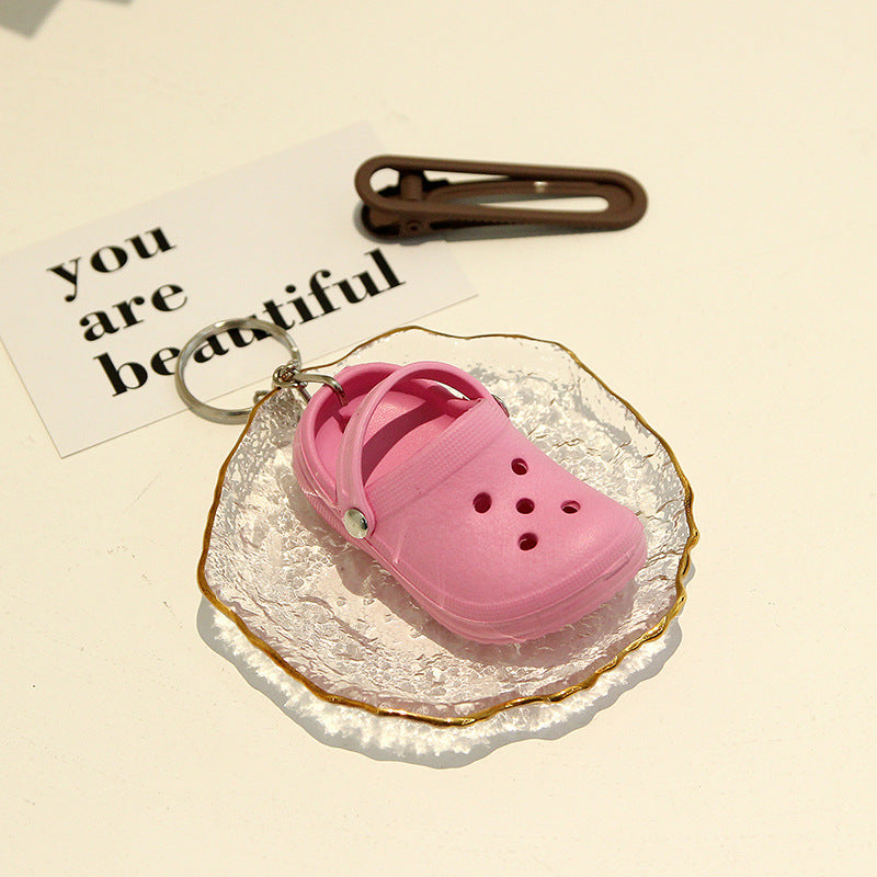 Mini Crocs Shoe Keychain