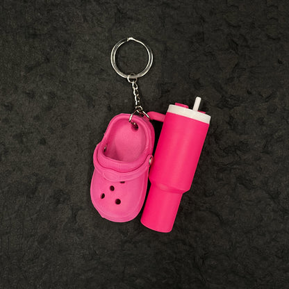 🔥Hot Sale🔥 Mini cup + Crocs keychain