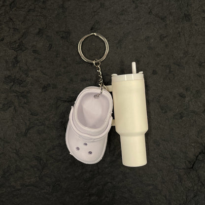 🔥Hot Sale🔥 Mini cup + Crocs keychain