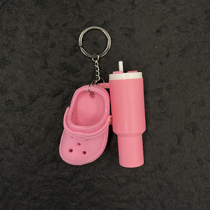 🔥Hot Sale🔥 Mini cup + Crocs keychain