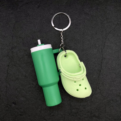 🔥Hot Sale🔥 Mini cup + Crocs keychain