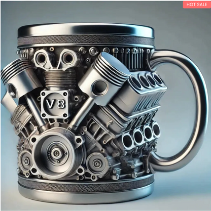 🛠Mechanic ⚙3D Engine Stainless Steel Mug