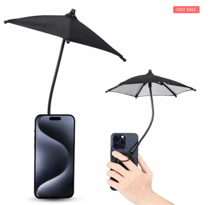 Outdoor Phone Sun Shade Shield with Flexible Angle Design & Rotatable Phone Ring
