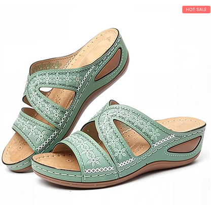 Women's Summer Wedge Sandals – Comfortable & Stretchy