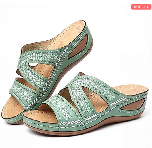 Women's Summer Wedge Sandals – Comfortable & Stretchy